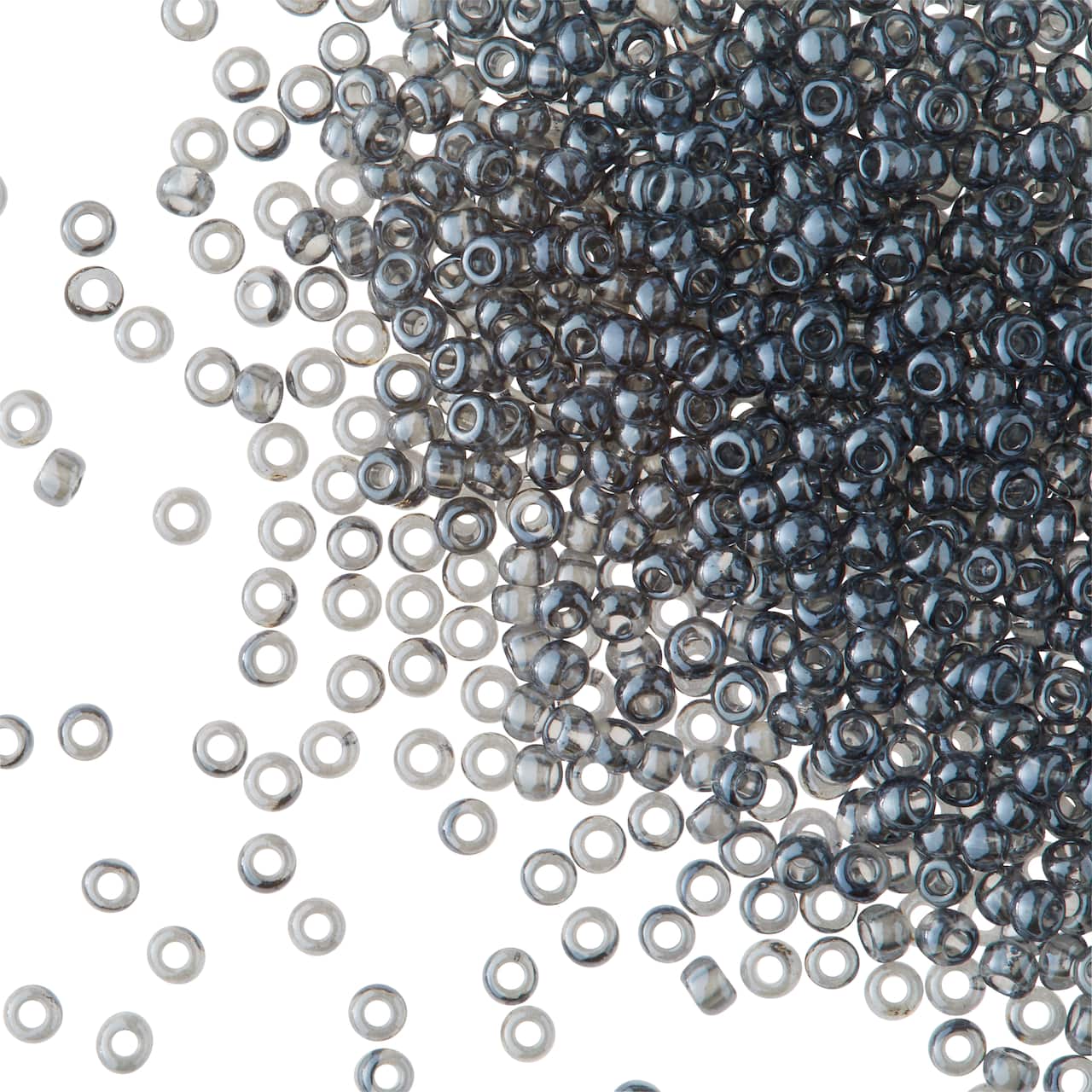 12 Pack: John Bead Transparent Czech Glass Seed Beads, 11/0